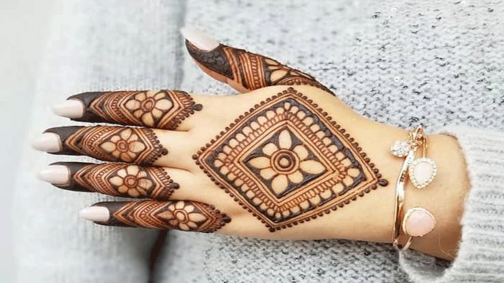 Cover Image for square mehndi designs