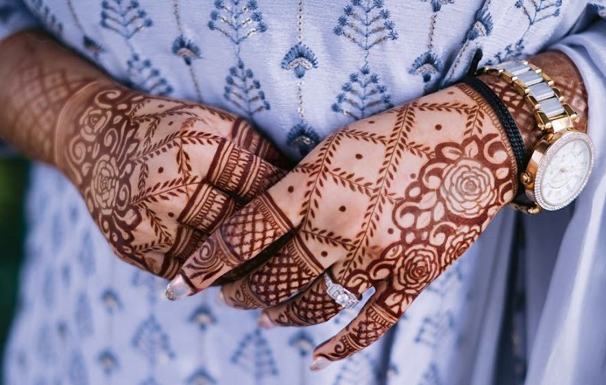 Checks mehndi featuring image