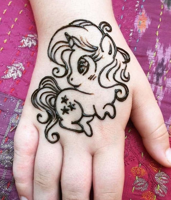unicorn mehndi